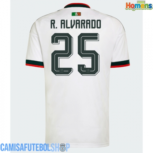 Camisa de time de futebol México Roberto Alvarado #25 Replicas 2º Equipamento Mundo 2026 Manga Curta